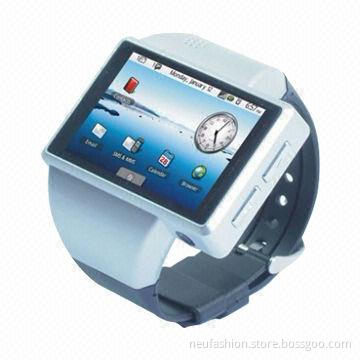 Google Android 2.2/Smart Watch Mobile Phone with G-sensor/GPS/4GB ROM/2GB RAM/Up to 32GB Capacity